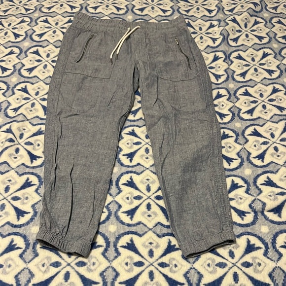 Athleta Denim Cabo Linen Joggers with Relaxed Fit - Picture 8 of 8